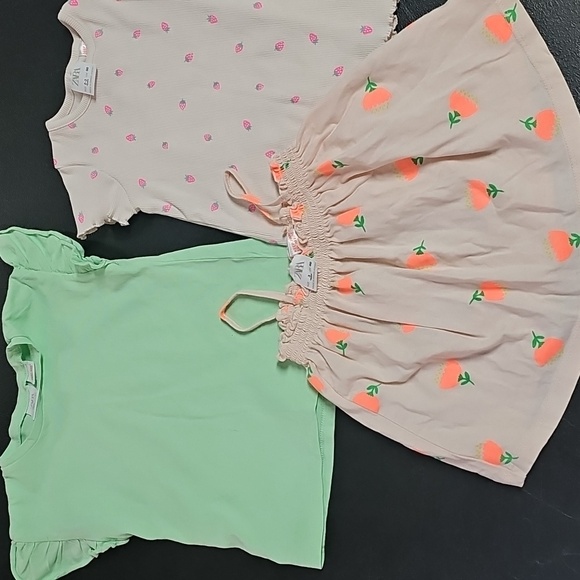 Zara Kids Short Sleeve Shirt - Light Purple - Picture 4 of 7